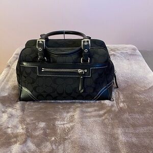 Coach Black Satchel